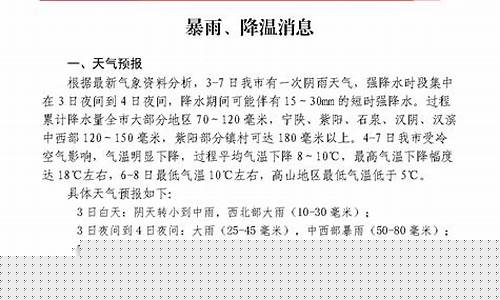最新气象报告_最新天气预报