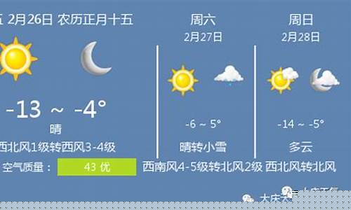 大庆天气预报40天准确率_大庆天气预报40天准确率高吗